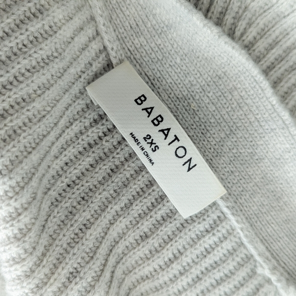 BABATON Bespoke Cardigan Sweater Wool Grey - Picture 8 of 13